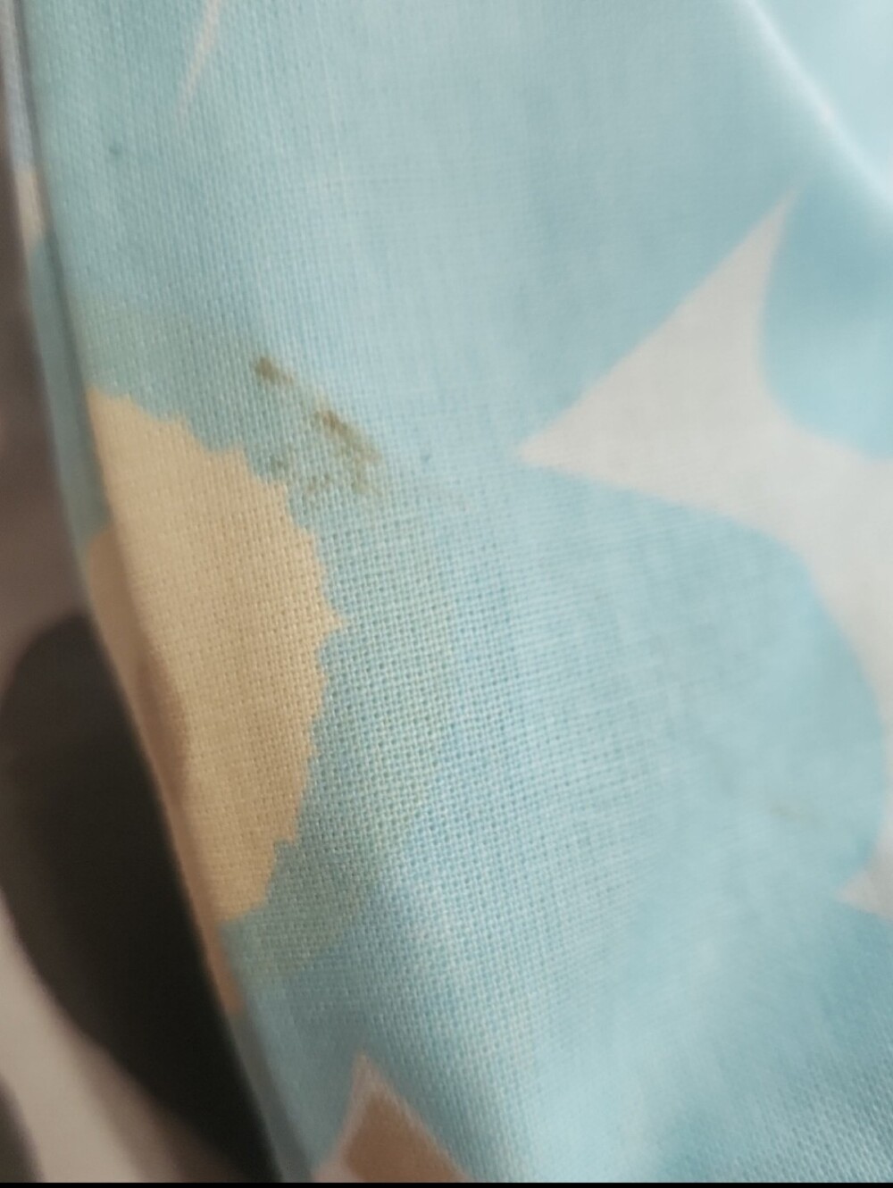 Marimekko Vintage light Blue Unikko Poppy Bag - Picture 6 of 6